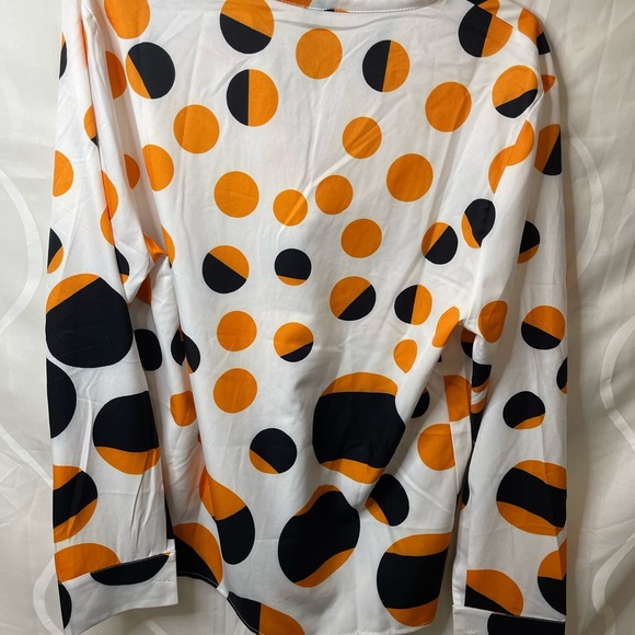 Green, white, elegant STYLEWE blouse size M - Picture 12 of 14